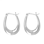 Round Cut Cubic Zirconia in 925 Sterling Silver Earrings 3