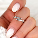 Stunning Bypass setting Wedding Bands 6