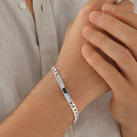 Round Cut Cubic Zirconia in 925 Sterling Silver Bracelet 5