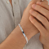 Round Cut Cubic Zirconia in 925 Sterling Silver Bracelet 5
