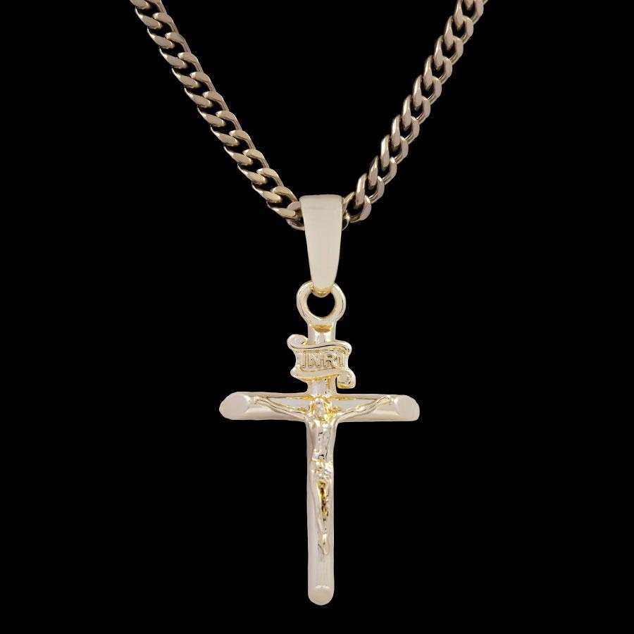 Crucifix Silver Pendant for Him 5