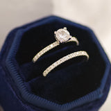 Stunning 0.3 TCW Round Moissanite Stones Full Eternity Wedding Band 7