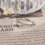 Stunning 3.0 CT Round Moissanite Engagement Ring with Pave Design 3