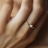 Stunning 0.20 CT Princess Moissanite Engagement Ring with Solitaire Design 5