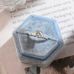 Stunning 2.0 CT Round Moissanite Engagement Ring with Multiple Stones Design 10