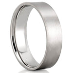 Classic Matte Finish Wedding Band for Men's in Solid Gold 4