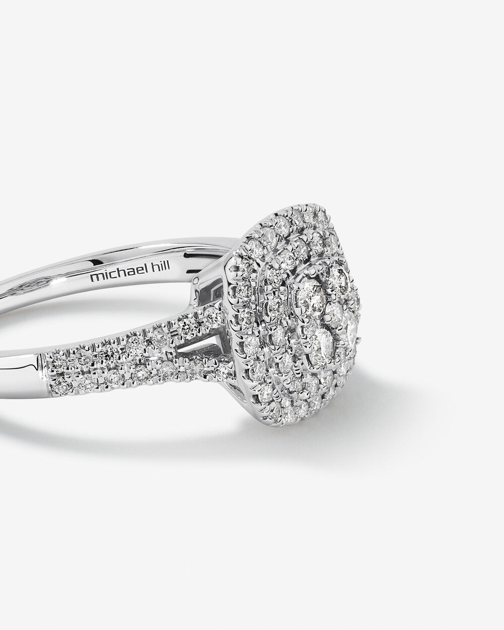 Stunning 0.65 CT Round Moissanite Engagement Ring with Cathedral Design 5