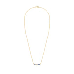 1.32 TCW Round Sapphire Lab Made Diamond- September Birthstone Necklace 5