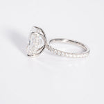Stunning 5.0 CT Radiant Shaped Moissanite Engagement Ring with Hidden Halo & Pave Design 6