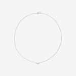 Round Cut Cubic Zirconia in 925 Sterling Silver Necklace 2