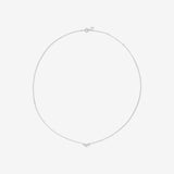 Round Cut Cubic Zirconia in 925 Sterling Silver Necklace 2