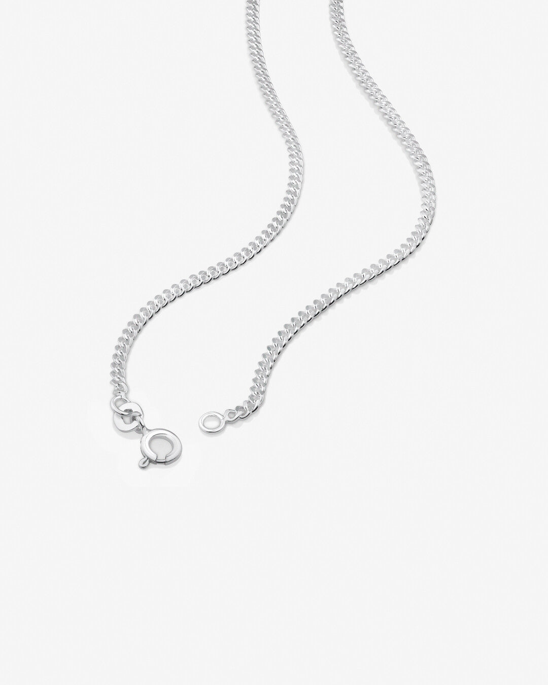 Round Cut Cubic Zirconia in 925 Sterling Silver Necklace 2