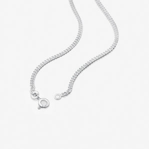 Round Cut Cubic Zirconia in 925 Sterling Silver Necklace