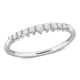 Round Cut Cubic Zirconia in 925 Sterling Silver Wedding Bands 13
