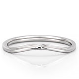 Stunning Curved Metal Wedding Bands 3