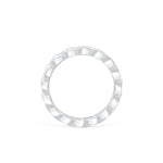 Stunning 0.2 TCW Round Moissanite Stones Wedding Bands 3