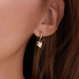 Round Cut Cubic Zirconia in 925 Sterling Silver Earrings 2