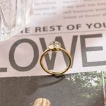 Stunning 1.0 CT Oval Cut Moissanite Engagement Ring with Bezel Solitaire Design 9