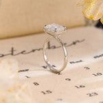 Stunning 4.0 CT Emerald Moissanite Engagement Ring with Solitaire Design 3