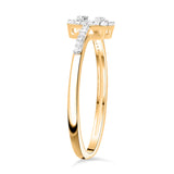 Round Cut Cubic Zirconia in 925 Sterling Silver Ring 4