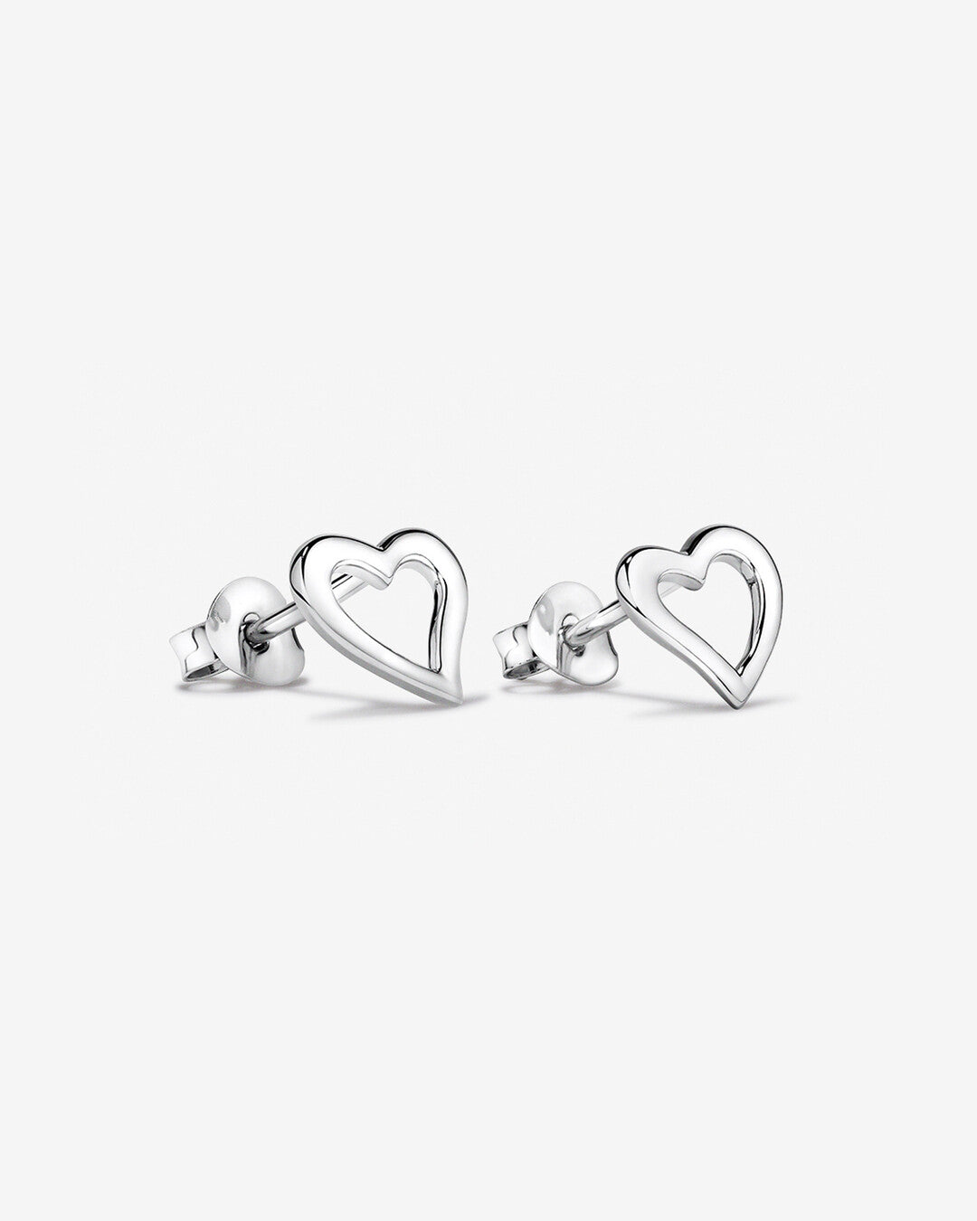 Round Cut Cubic Zirconia in 925 Sterling Silver Earrings 3