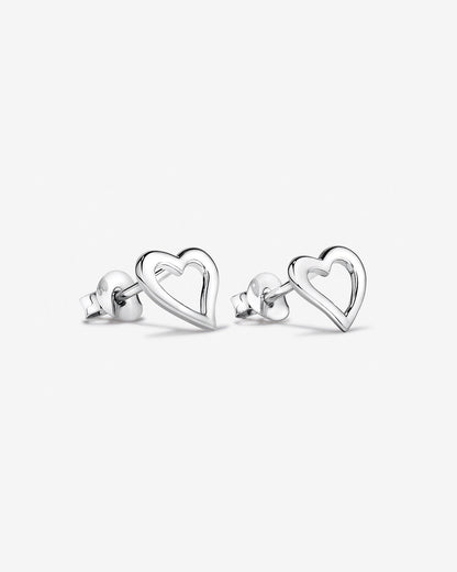Round Cut Cubic Zirconia in 925 Sterling Silver Earrings 3