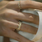 0.7 TCW Round Cut Crown Moissanite Bridal Wedding Band 5