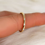 Stunning 0.11 TCW Round Moissanite Stones Flush Wedding Bands 6
