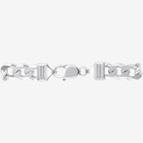 Round Cut Cubic Zirconia in 925 Sterling Silver Bracelet 3
