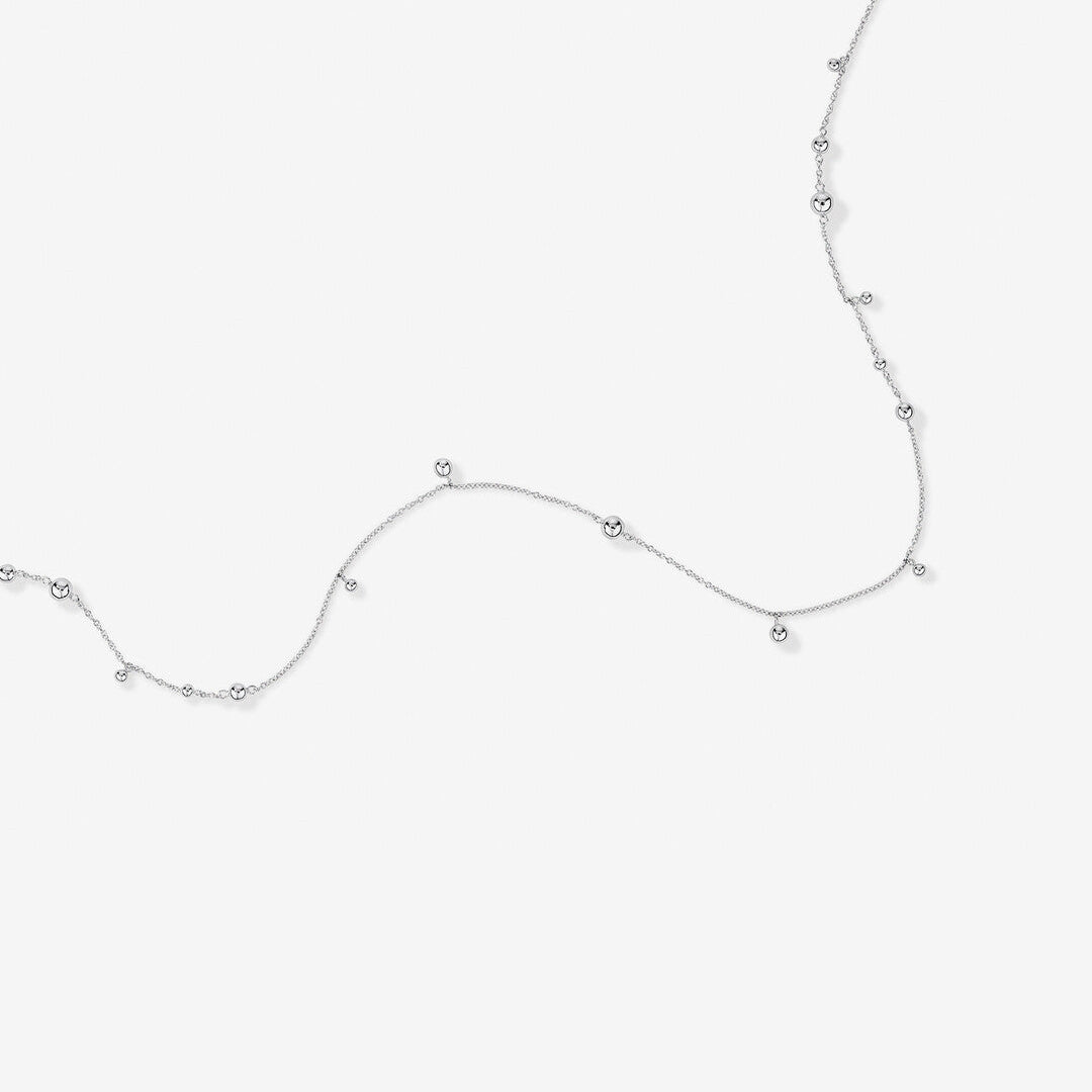 Round Cut Cubic Zirconia in 925 Sterling Silver Necklace 2