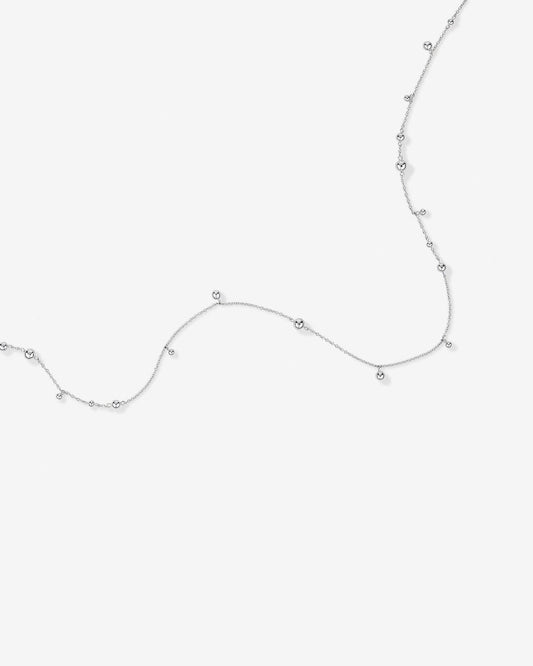 Round Cut Cubic Zirconia in 925 Sterling Silver Necklace 2