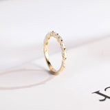 Stunning 0.2 TCW Marquise Moissanite Stones Half Eternity Wedding Bands 9