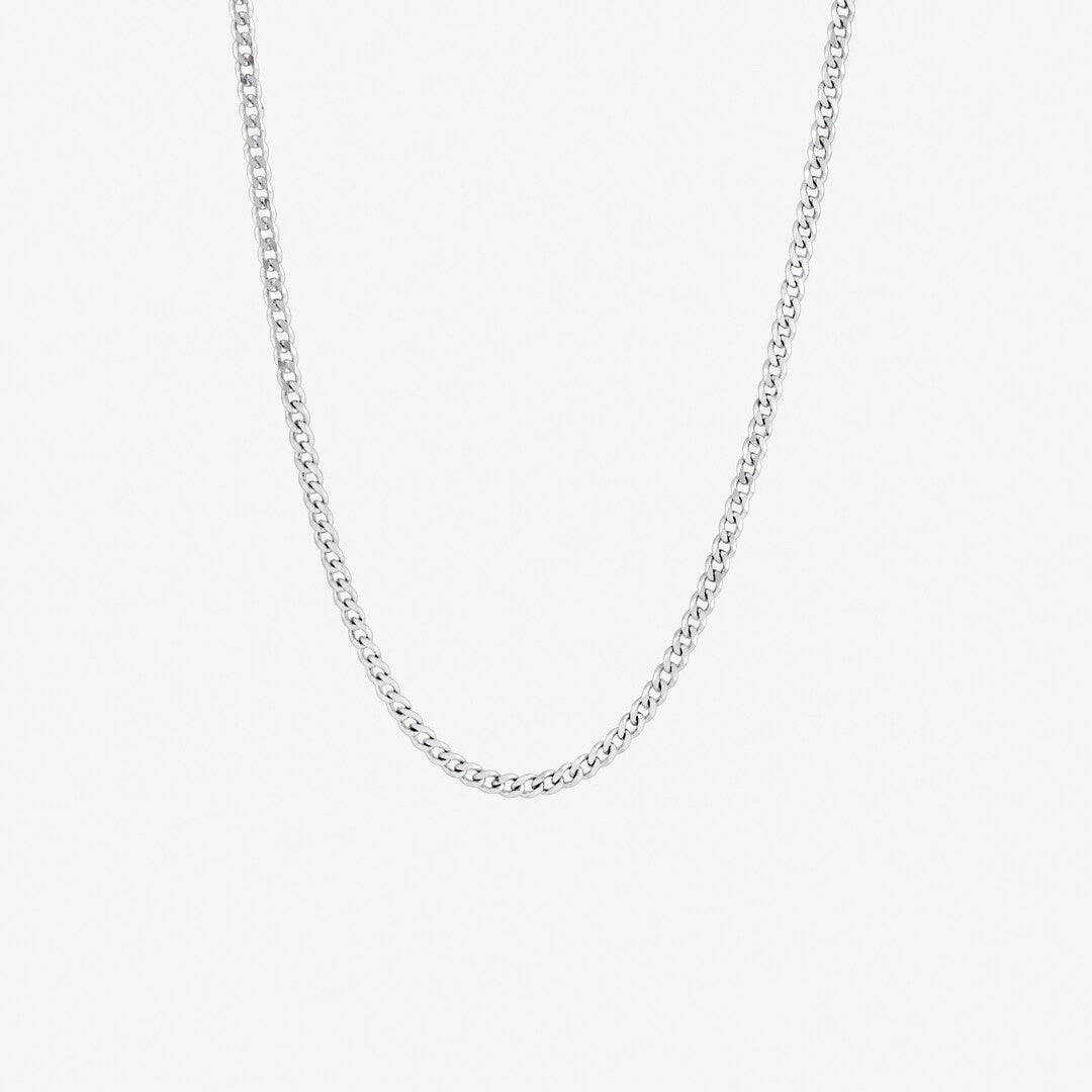 Round Cut Cubic Zirconia in 925 Sterling Silver Necklace 1