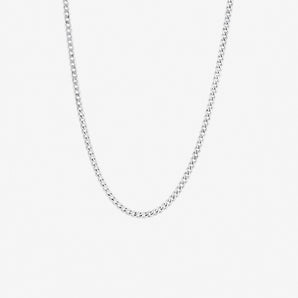 Round Cut Cubic Zirconia in 925 Sterling Silver Necklace