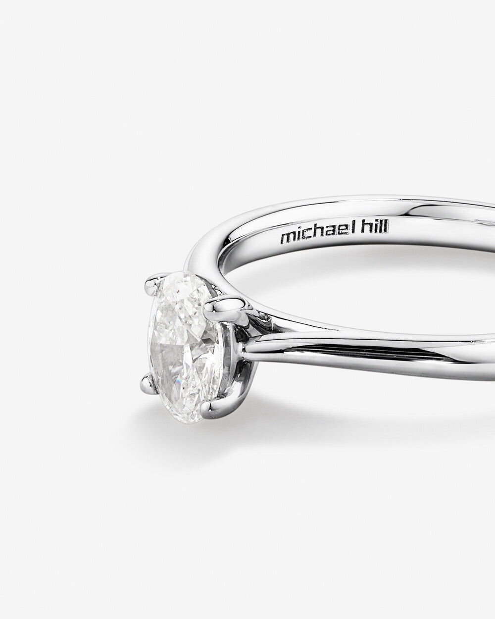 Stunning 0.5 CT Oval Moissanite Stone Engagement Ring In Solitaire Design 5