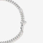 Round Cut Cubic Zirconia in 925 Sterling Silver Bracelet 3