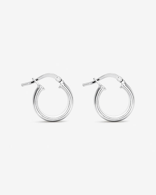 Round Cut Cubic Zirconia in 925 Sterling Silver Earrings 2