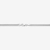 Round Cut Cubic Zirconia in 925 Sterling Silver Necklace 3