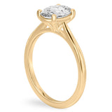 Stunning 1.0-2.0 CT Oval Moissanite Engagement Ring with Solitaire Design 3
