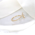 Stunning 1 CT Marquise Moissanite Engagement Ring With Dainty Design 3