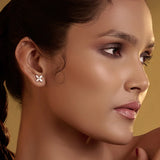 0.30 TCW Marquise Cut Moissanite Stud Earrings in Gold 5