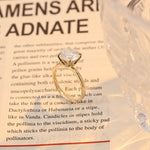 3.0 CT Round Shaped Moissanite Engagement Ring With Solitaire Style 9