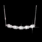 Round Cut Cubic Zirconia in 925 Sterling Silver Necklace 4