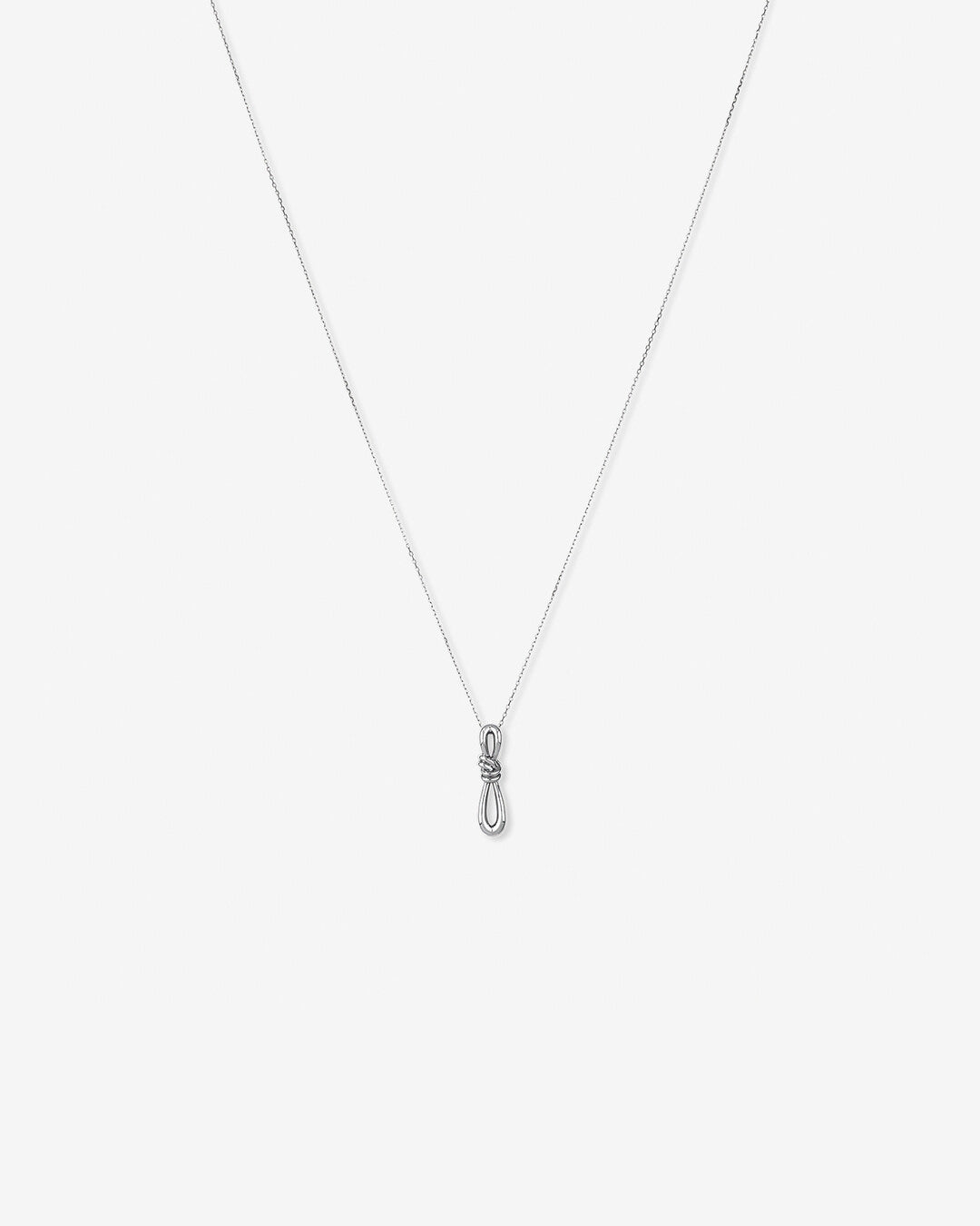 Round Cut Cubic Zirconia in 925 Sterling Silver Necklace 1