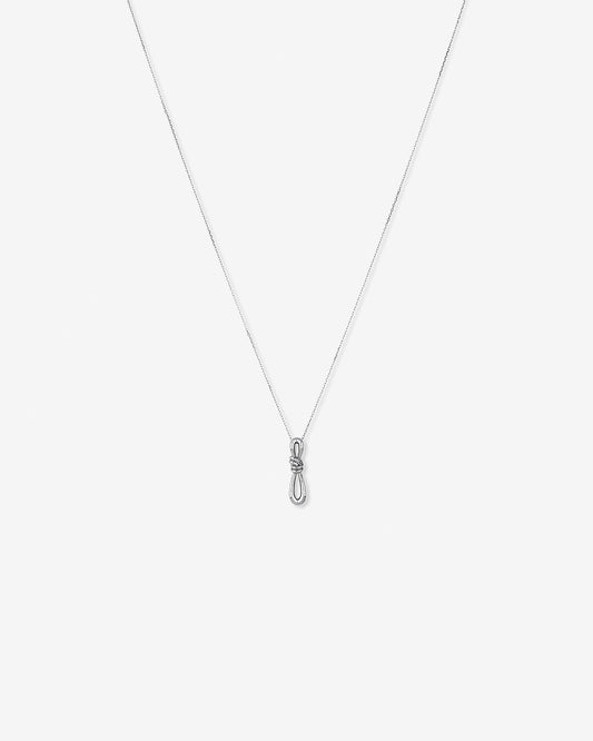 Round Cut Cubic Zirconia in 925 Sterling Silver Necklace 1