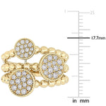 Round Cut Cubic Zirconia in 925 Sterling Silver Wedding Bands 10