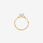Stunning 0.50 CT Round Moissanite Engagement Ring In Solitaire Design 2