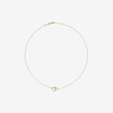 Round Cut Cubic Zirconia in 925 Sterling Silver Necklace 3