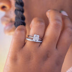 Stunning 0.3 TCW  Round Moissanite Stones Miligrain Channel Wedding Band 5