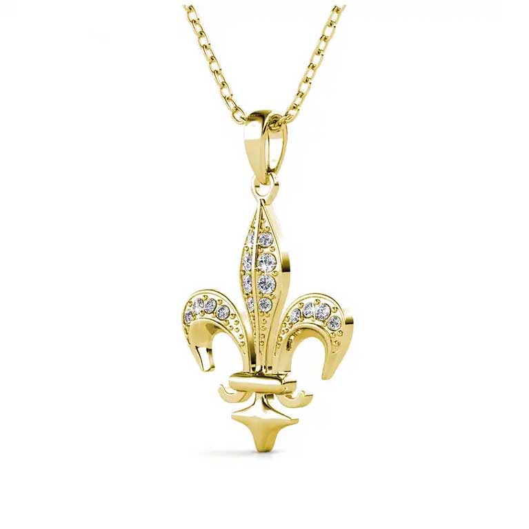 Round Cut Cubic Zirconia in 925 Sterling Silver Necklace 2